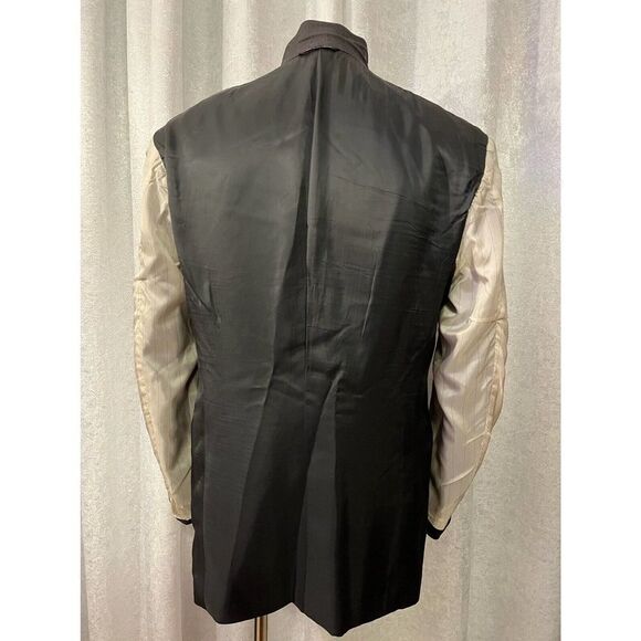 CANALI MEN'S Sports Coat Luxury Gray 100% Wool Made in Italy Size 44 R - Picture 10 of 10